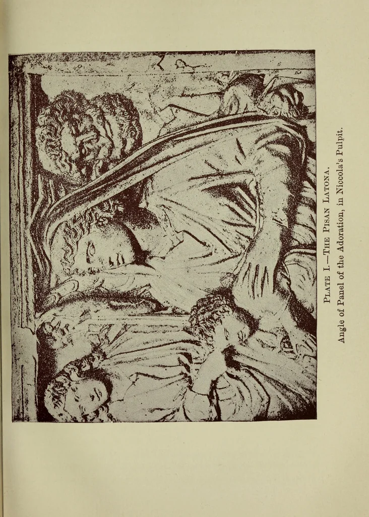 An illustration from The two paths ; Love's meinie ; also, Val d'arno ; The pleasures of England ; Mornings in Florence ; Time and tide ; The art of England ; Notes on the construction of sheepfolds, 1800, leaf 264
