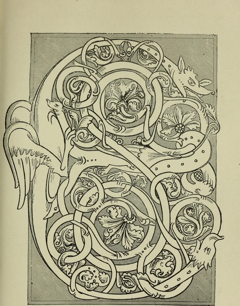 An illustration from The two paths ; Love's meinie ; also, Val d'arno ; The pleasures of England ; Mornings in Florence ; Time and tide ; The art of England ; Notes on the construction of sheepfolds, 1800, leaf 286