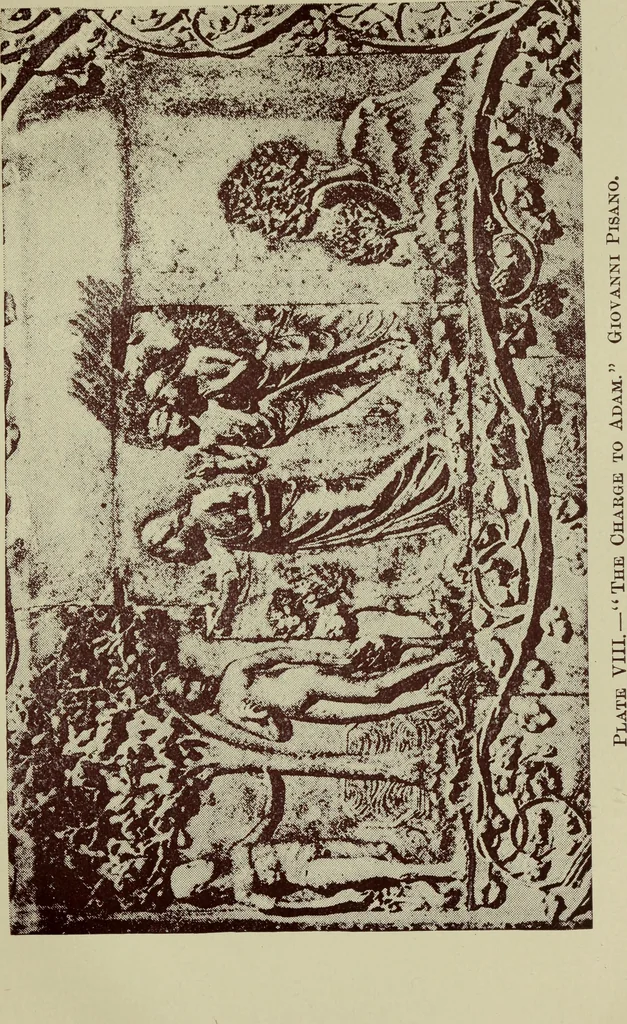 An illustration from The two paths ; Love's meinie ; also, Val d'arno ; The pleasures of England ; Mornings in Florence ; Time and tide ; The art of England ; Notes on the construction of sheepfolds, 1800, leaf 344