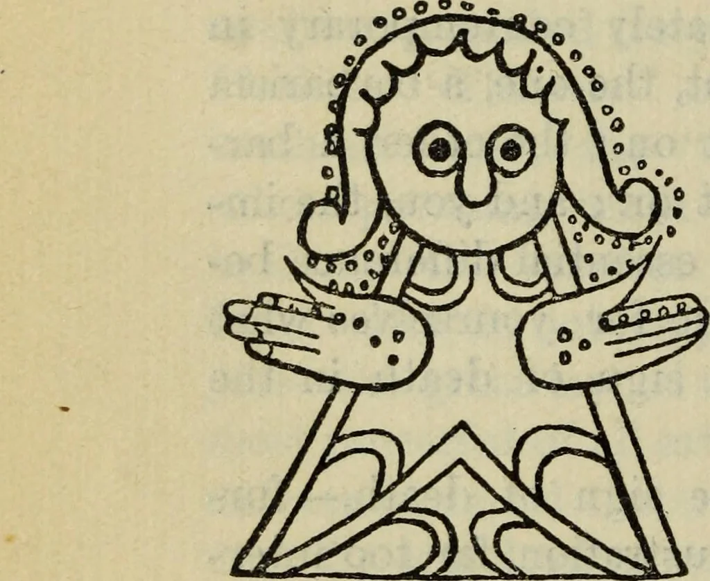 An illustration from The two paths ; Love's meinie ; also, Val d'arno ; The pleasures of England ; Mornings in Florence ; Time and tide ; The art of England ; Notes on the construction of sheepfolds, 1800, leaf 35