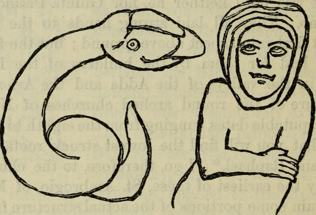 An illustration from The two paths ; Love's meinie ; also, Val d'arno ; The pleasures of England ; Mornings in Florence ; Time and tide ; The art of England ; Notes on the construction of sheepfolds, 1800, leaf 37