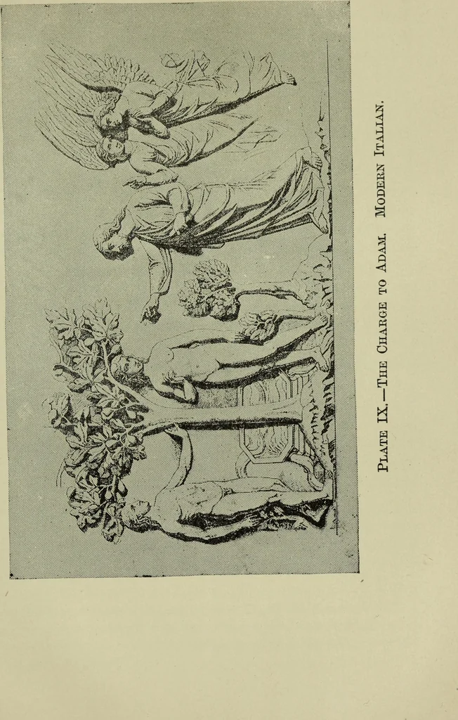 An illustration from The two paths ; Love's meinie ; also, Val d'arno ; The pleasures of England ; Mornings in Florence ; Time and tide ; The art of England ; Notes on the construction of sheepfolds, 1800, leaf 384
