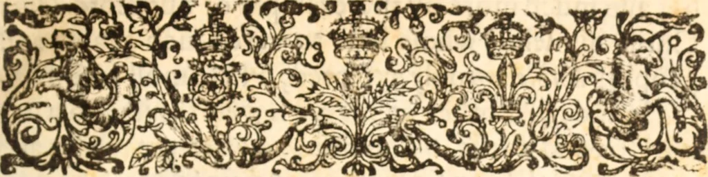An illustration from Two profitable treatises : I. Of David's love to the word ; II.Of David's meditations on the Word of God .., 1616, leaf 6