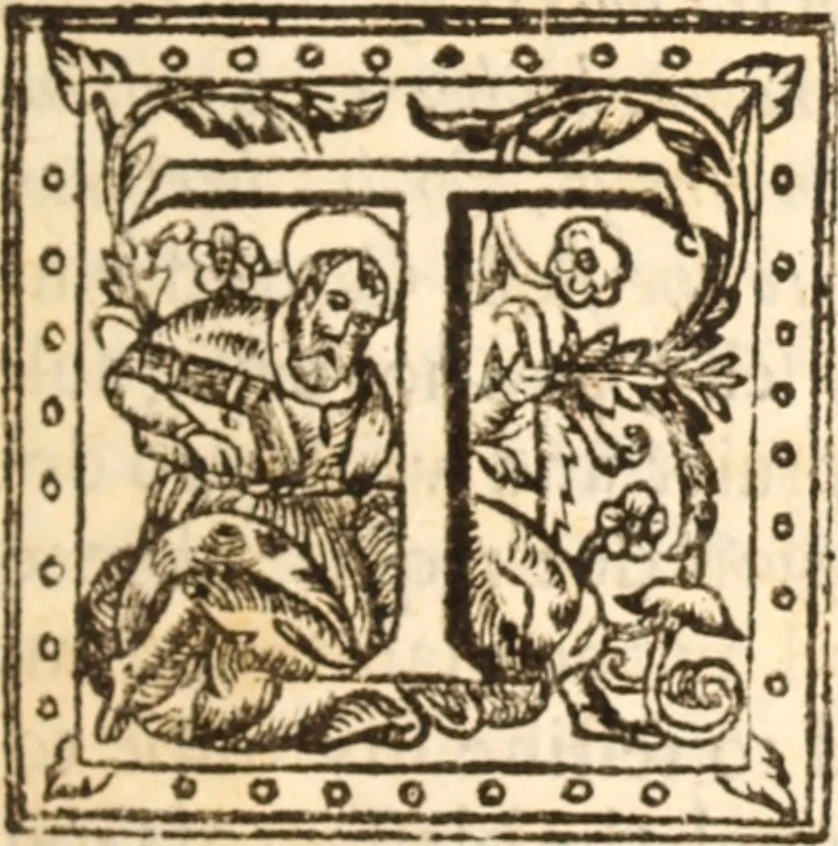 An illustration from Two profitable treatises : I. Of David's love to the word ; II.Of David's meditations on the Word of God .., 1616, leaf 6