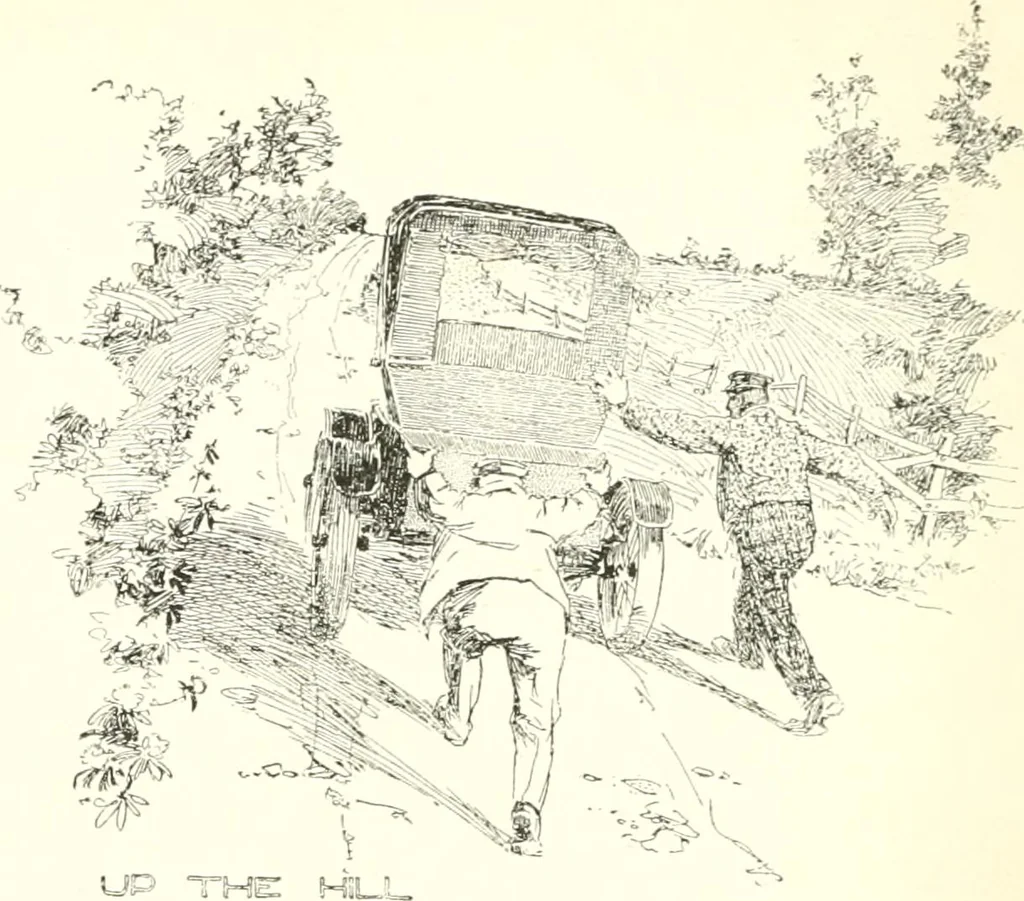 An illustration from Two thousand miles on an automobile; being a desultory narrative of a trip through New England, New York, Canada, and the West, 1902, leaf 301