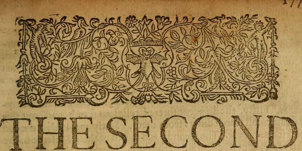 An illustration from Two treatises : first the practicall catechisme, wherein those principall truthes, which most directly, tend to life and godlinesse, are handled ; secondly, a treatise of the two sacraments .., 1640, leaf 798
