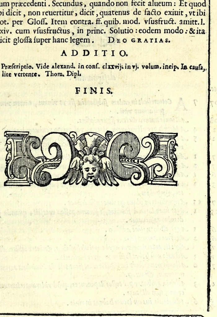 An illustration from Tyberiadis : D. Bartoli de Saxoferrato, ivrisconsultorvm omnivm facilè principis, tractatus de fluminibus tripertitus, 1576, leaf 137
