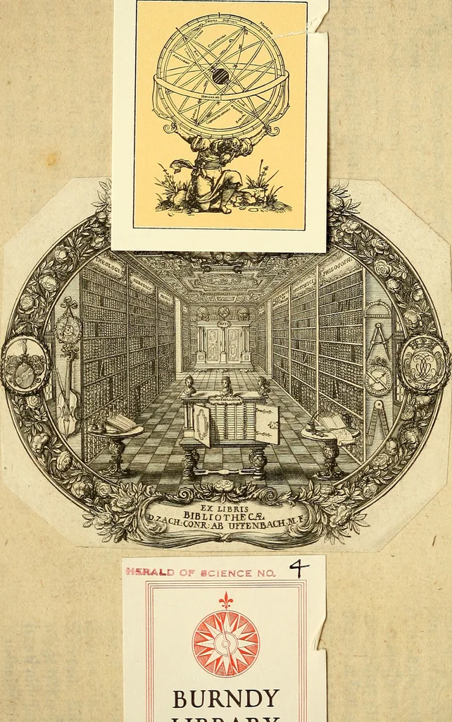 An illustration from Tychonis Brahe Dani Epistolarvm astronomicarvm libri., 1596, leaf 1
