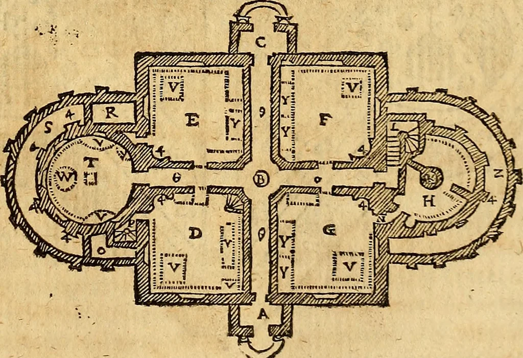 An illustration from Tychonis Brahe Dani Epistolarvm astronomicarvm libri., 1596, leaf 302