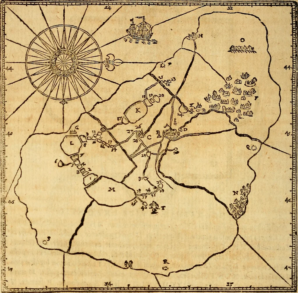 An illustration from Tychonis Brahe Dani Epistolarvm astronomicarvm libri., 1596, leaf 307