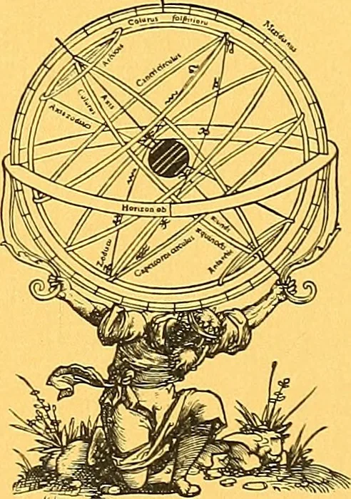 An illustration from Tychonis Brahe Dani Epistolarvm astronomicarvm libri., 1596, leaf 358