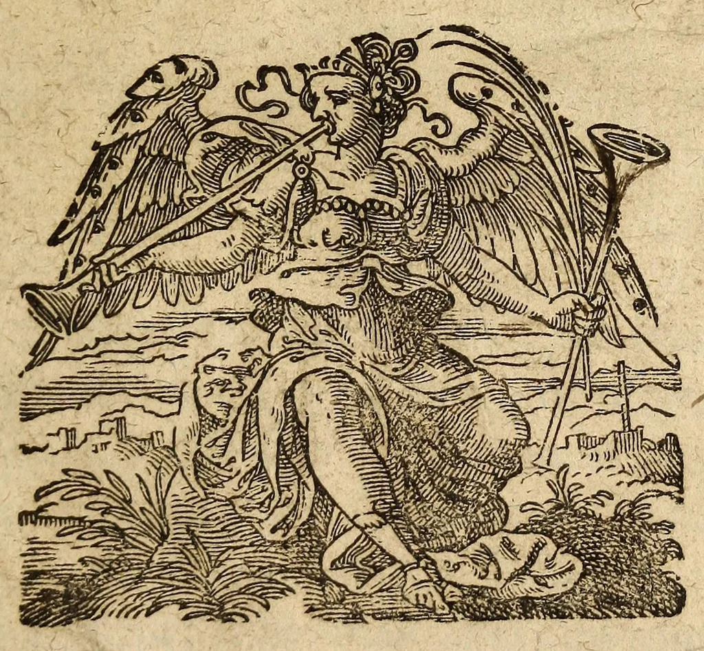 An illustration from Tychonis Brahei Dani Hyperaspistes, 1625, leaf 5