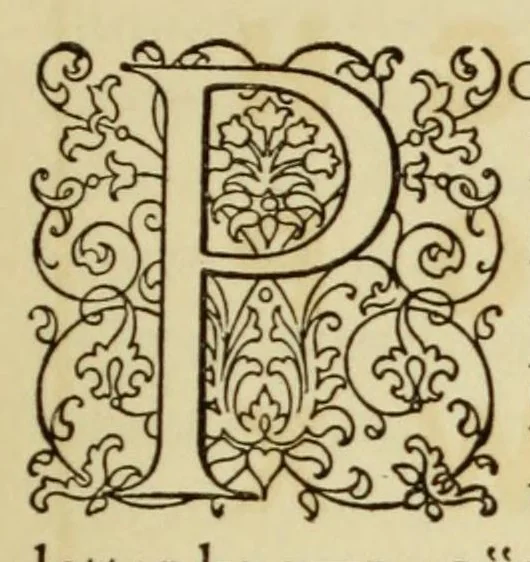 An illustration from Type lore : popular fonts of today, their origin and use; the history of the art of typography succinctly related for practical men, 1925, leaf 21