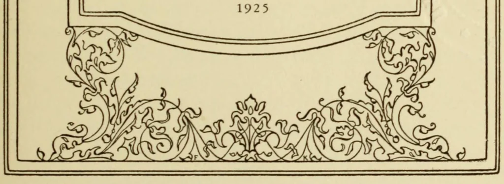 An illustration from Type lore : popular fonts of today, their origin and use; the history of the art of typography succinctly related for practical men, 1925, leaf 7