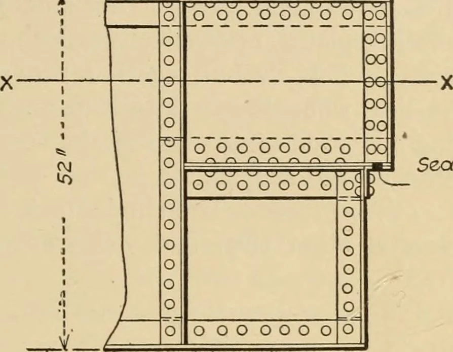 An illustration from Types and details of bridge construction, 1904, leaf 148