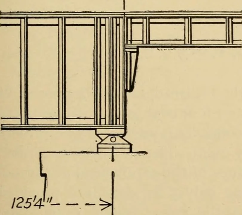 An illustration from Types and details of bridge construction, 1904, leaf 148