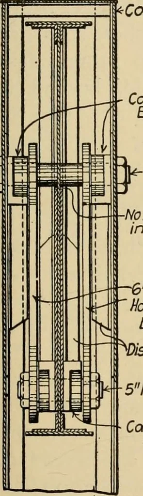 An illustration from Types and details of bridge construction, 1904, leaf 228