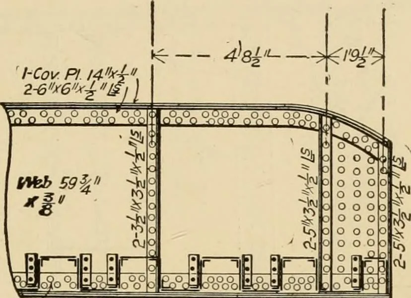 An illustration from Types and details of bridge construction, 1904, leaf 292
