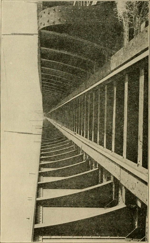 An illustration from Types and details of bridge construction, 1904, leaf 313