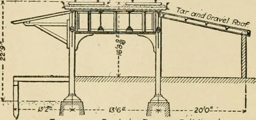 An illustration from Types and details of bridge construction, 1904, leaf 329