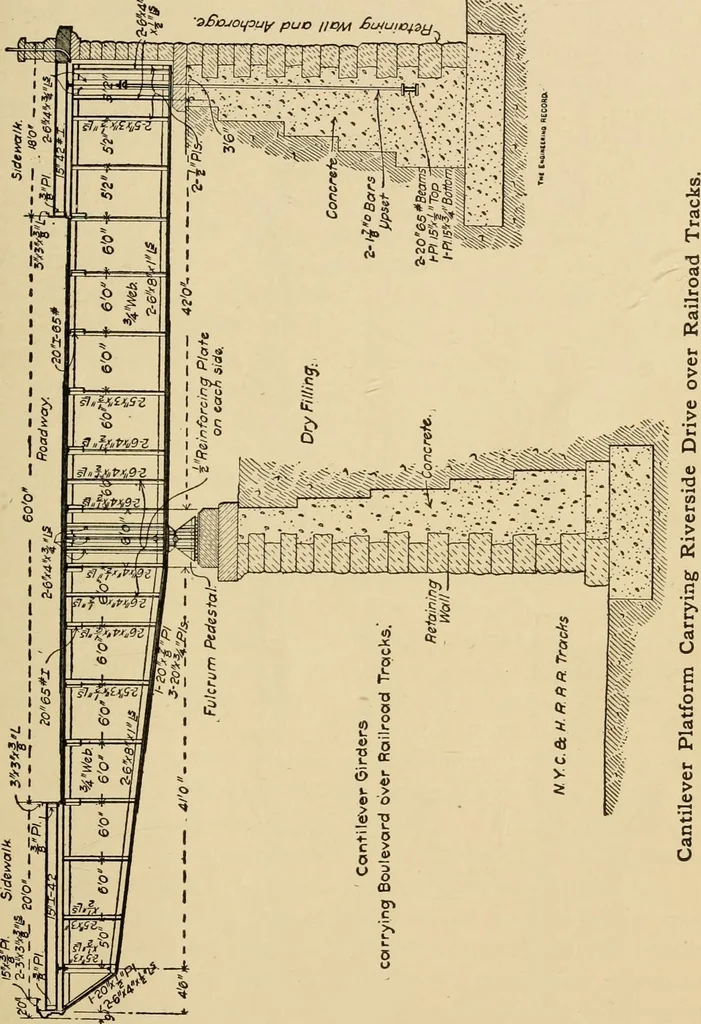 An illustration from Types and details of bridge construction, 1904, leaf 370