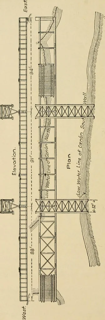 An illustration from Types and details of bridge construction, 1904, leaf 381