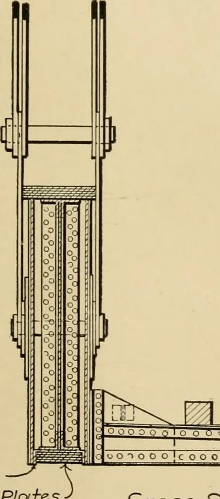 An illustration from Types and details of bridge construction, 1904, leaf 382