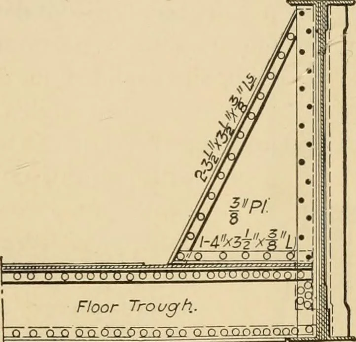 An illustration from Types and details of bridge construction, 1904, leaf 76