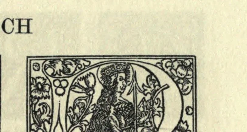 An illustration from Types of the De Vinne press; specimens for the use of compositors, proofreaders and publishers, 1907, leaf 71