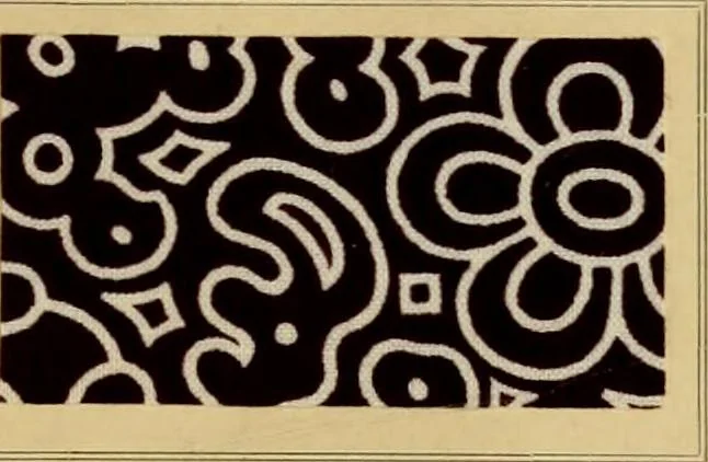 An illustration from Typfarben auf Baumwolle : gedruckt und geätzt = Standard colours on cotton : printed and discharged, 1900, leaf 10