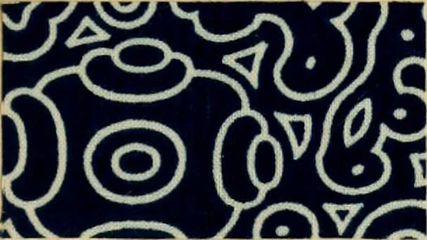 An illustration from Typfarben auf Baumwolle : gedruckt und geätzt = Standard colours on cotton : printed and discharged, 1900, leaf 12