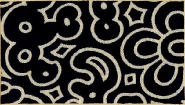 An illustration from Typfarben auf Baumwolle : gedruckt und geätzt = Standard colours on cotton : printed and discharged, 1900, leaf 12