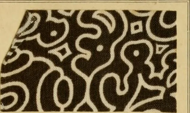 An illustration from Typfarben auf Baumwolle : gedruckt und geätzt = Standard colours on cotton : printed and discharged, 1900, leaf 14