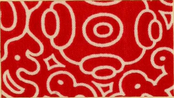 An illustration from Typfarben auf Baumwolle : gedruckt und geätzt = Standard colours on cotton : printed and discharged, 1900, leaf 18