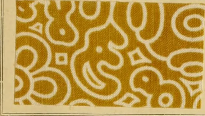 An illustration from Typfarben auf Baumwolle : gedruckt und geätzt = Standard colours on cotton : printed and discharged, 1900, leaf 20