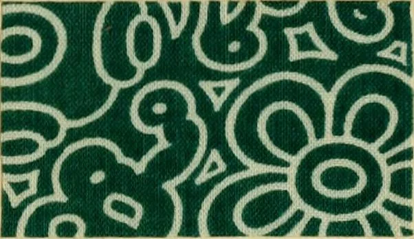 An illustration from Typfarben auf Baumwolle : gedruckt und geätzt = Standard colours on cotton : printed and discharged, 1900, leaf 26