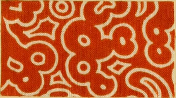 An illustration from Typfarben auf Baumwolle : gedruckt und geätzt = Standard colours on cotton : printed and discharged, 1900, leaf 44