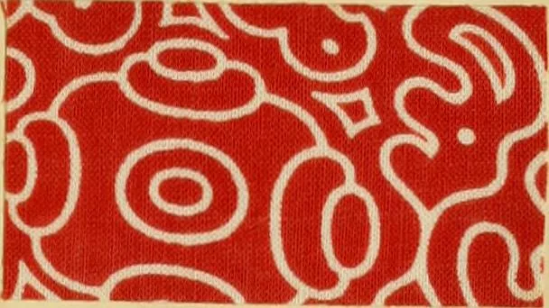 An illustration from Typfarben auf Baumwolle : gedruckt und geätzt = Standard colours on cotton : printed and discharged, 1900, leaf 44