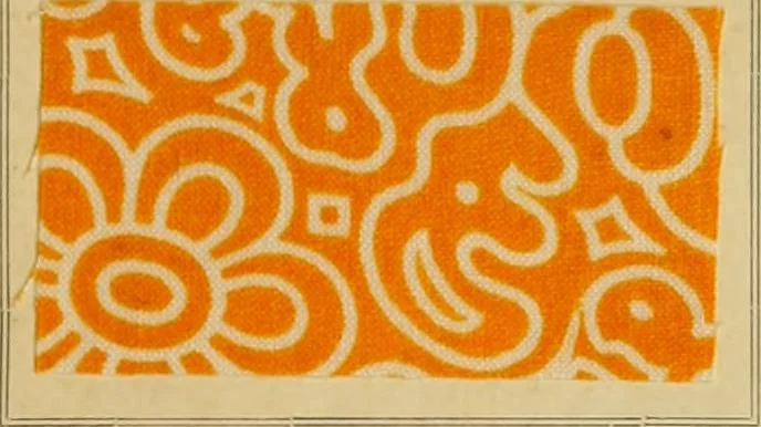An illustration from Typfarben auf Baumwolle : gedruckt und geätzt = Standard colours on cotton : printed and discharged, 1900, leaf 62