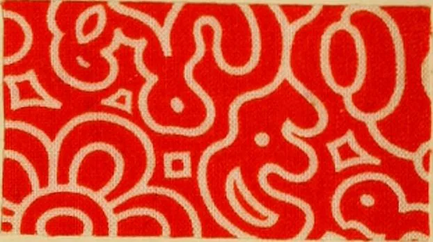 An illustration from Typfarben auf Baumwolle : gedruckt und geätzt = Standard colours on cotton : printed and discharged, 1900, leaf 62