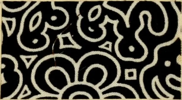 An illustration from Typfarben auf Baumwolle : gedruckt und geätzt = Standard colours on cotton : printed and discharged, 1900, leaf 66