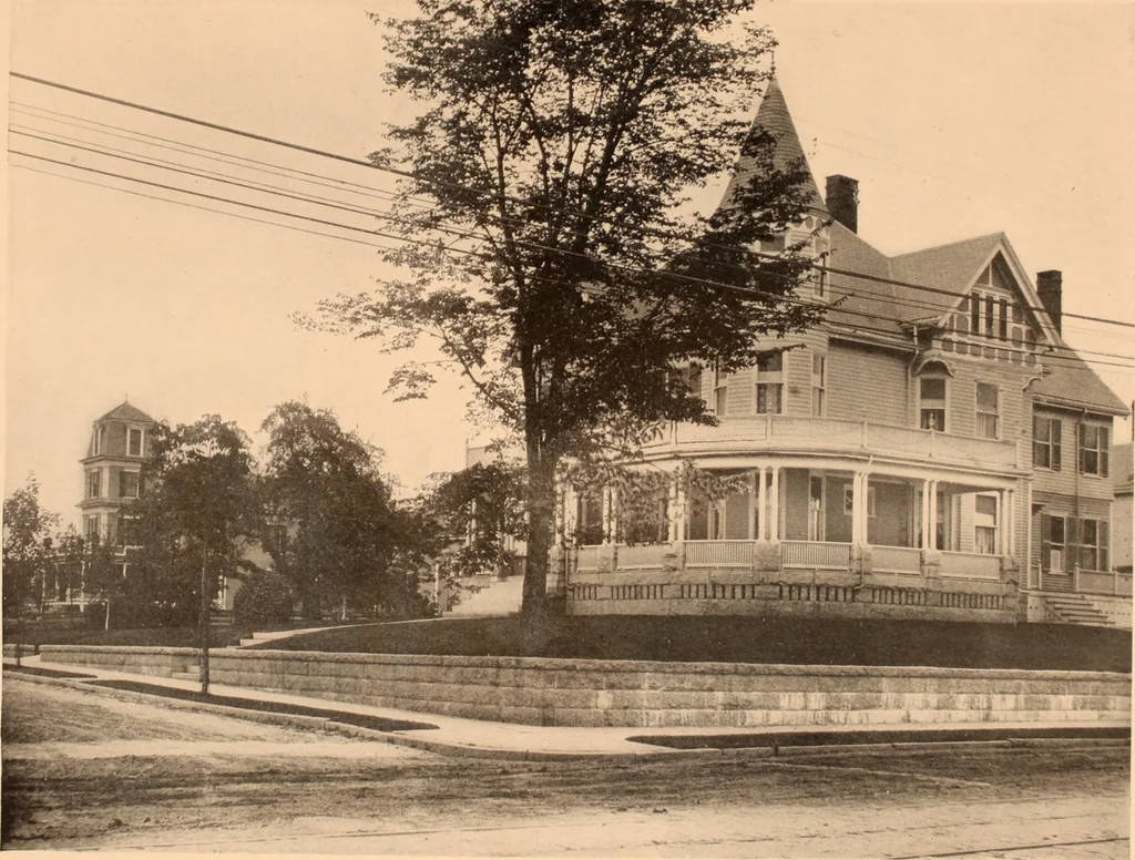 An illustration from Typical New England homes : Portland edition, 1904, leaf 112
