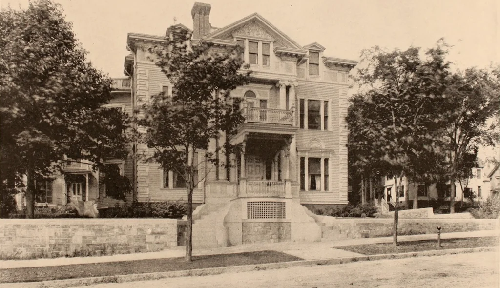 An illustration from Typical New England homes : Portland edition, 1904, leaf 74