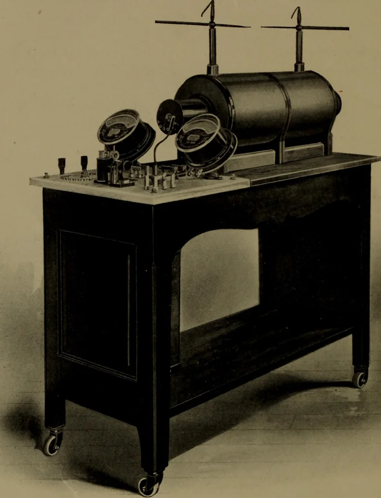 An illustration from Typical "Roentgen" equipments .., 1905, leaf 13