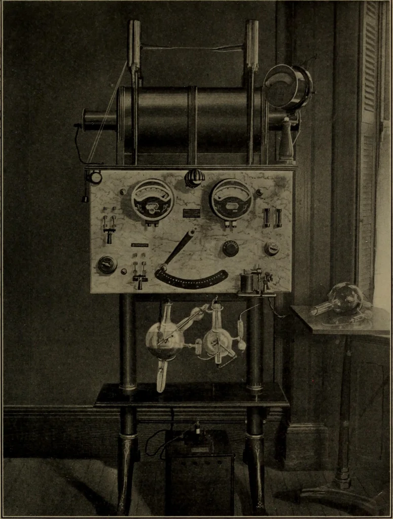 An illustration from Typical "Roentgen" equipments .., 1905, leaf 22