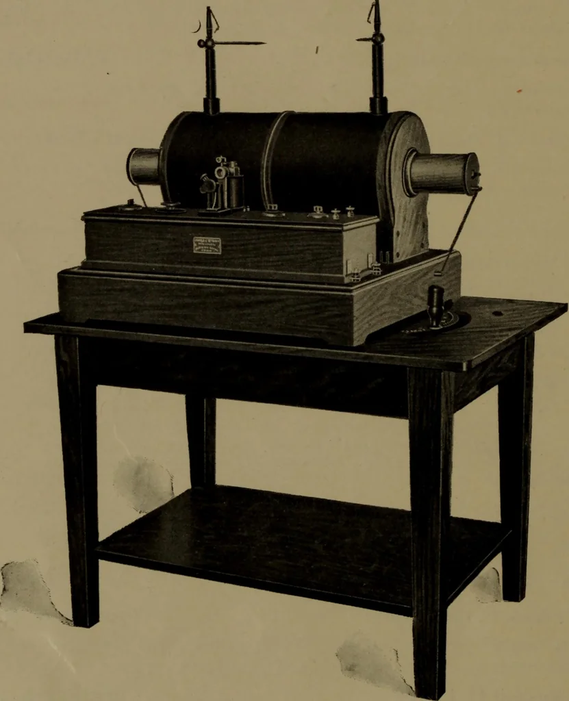 An illustration from Typical "Roentgen" equipments .., 1905, leaf 7