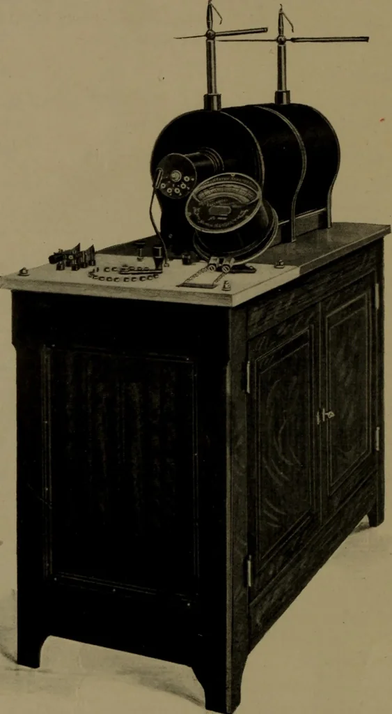 An illustration from Typical "Roentgen" equipments .., 1905, leaf 9
