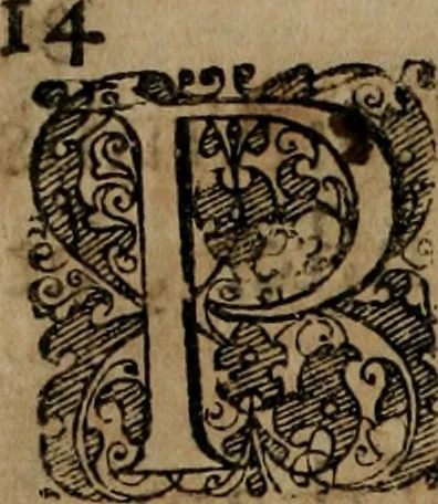 An illustration from Typicus hieropolitarcha, in antitypo expressus, anno Christi eodem : quo Theodorus Adolphus Paderbornensis Antistes XXXXVI a suis rite inauguratus ista sua exhibebat insignia, 1651, leaf 23