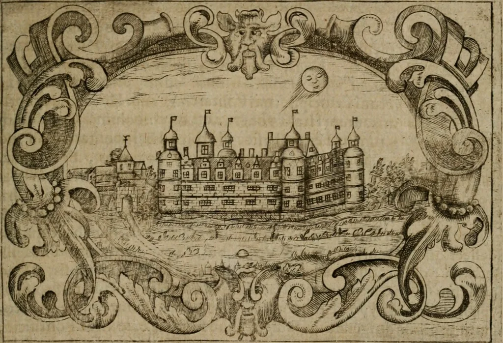 An illustration from Typicus hieropolitarcha, in antitypo expressus, anno Christi eodem : quo Theodorus Adolphus Paderbornensis Antistes XXXXVI a suis rite inauguratus ista sua exhibebat insignia, 1651, leaf 68