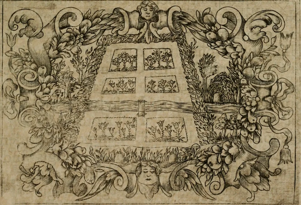 An illustration from Typicus hieropolitarcha, in antitypo expressus, anno Christi eodem : quo Theodorus Adolphus Paderbornensis Antistes XXXXVI a suis rite inauguratus ista sua exhibebat insignia, 1651, leaf 88